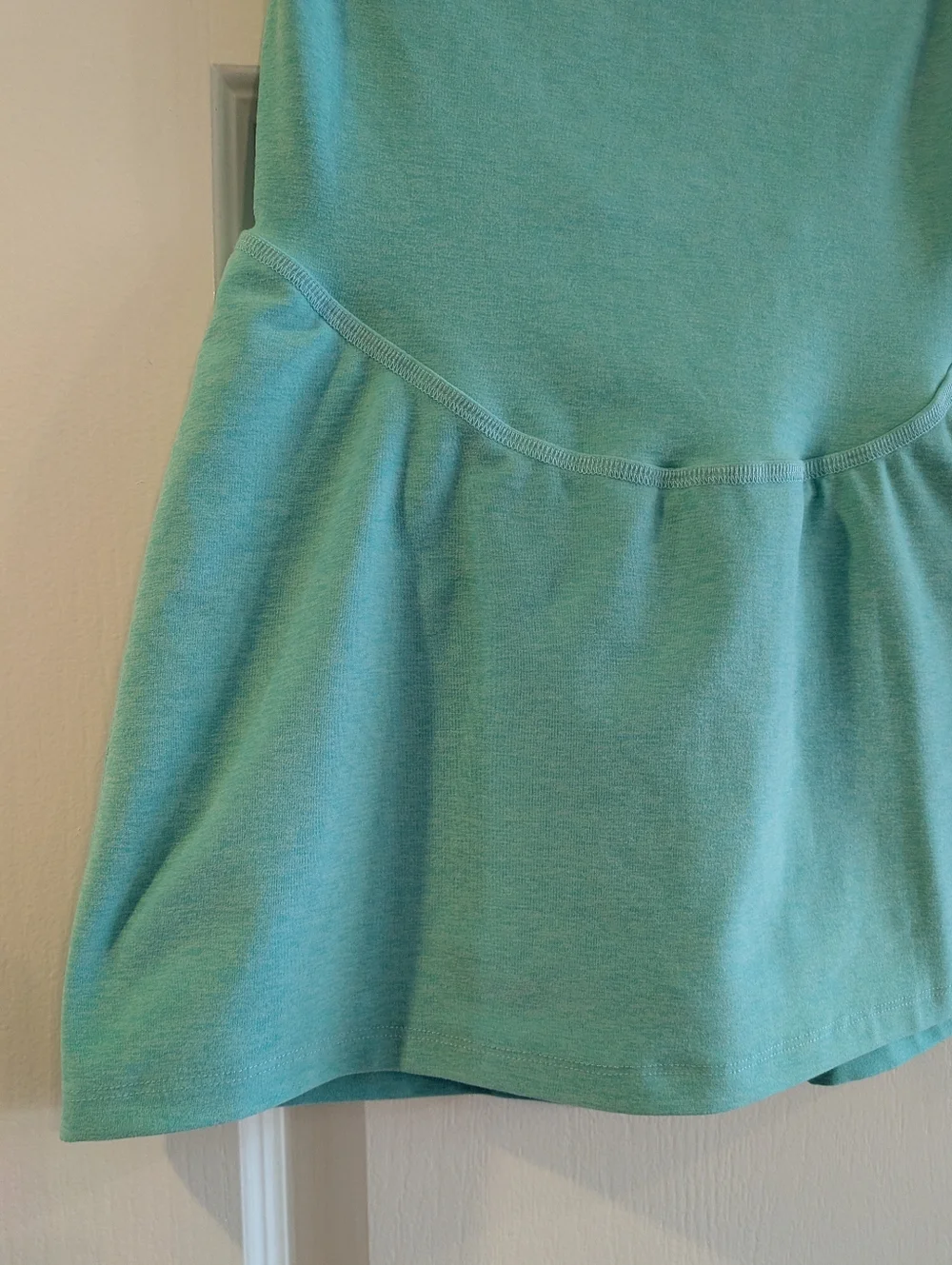 Beyond The Bump Maternity Spacedye Hot Shot Circle Skort Aquamarine Size XS NWT